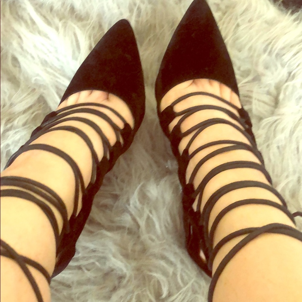 Black heels